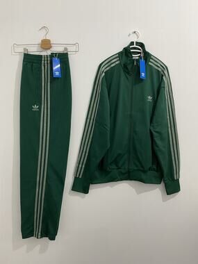 Adidas Originals Classics Firebird Tracksuit Collegiate Green Size 2XL